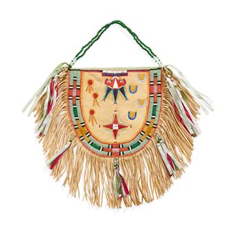 Quilled and beaded bag - Juanita Growing Thunder Fogerty