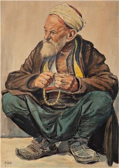 Bosenský stařec s korálky - Petar Šain