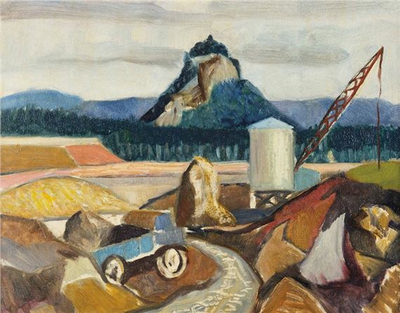 Blue Truck by John Tole, 1954