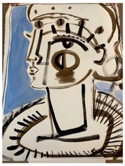 Water And Reeds Face - Sally King Benedict