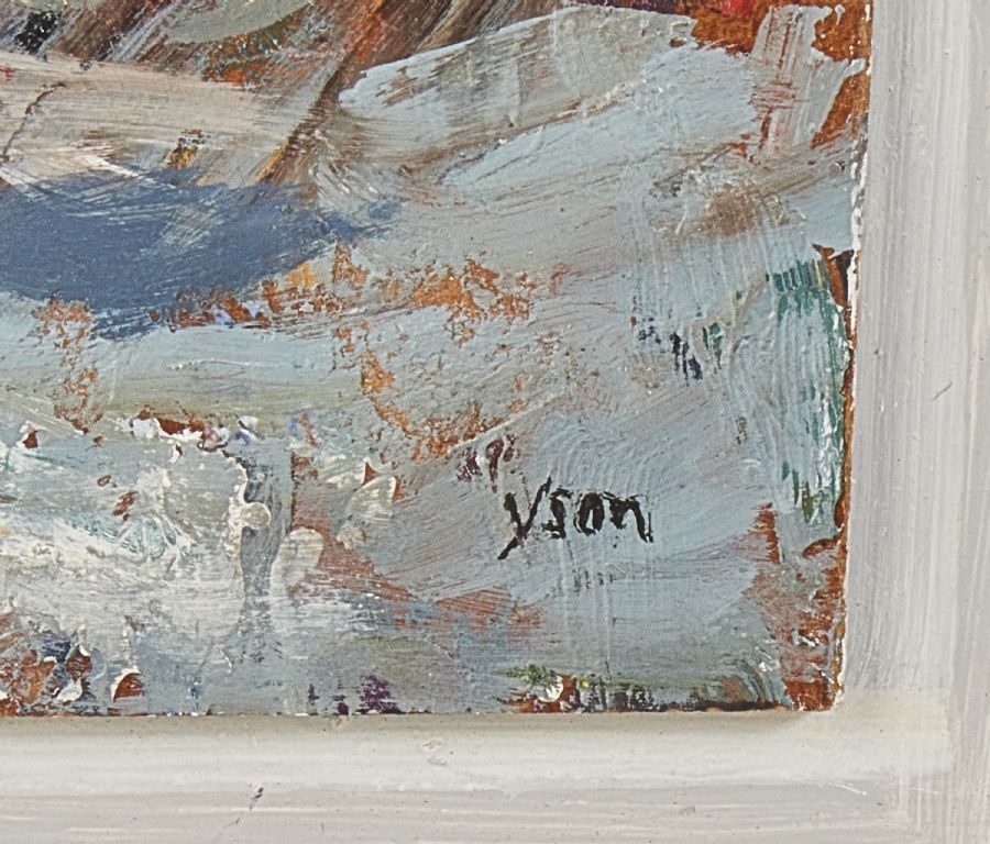 Artwork by Bo Yson Sjöberg, Träd., Made of Olja på pannå