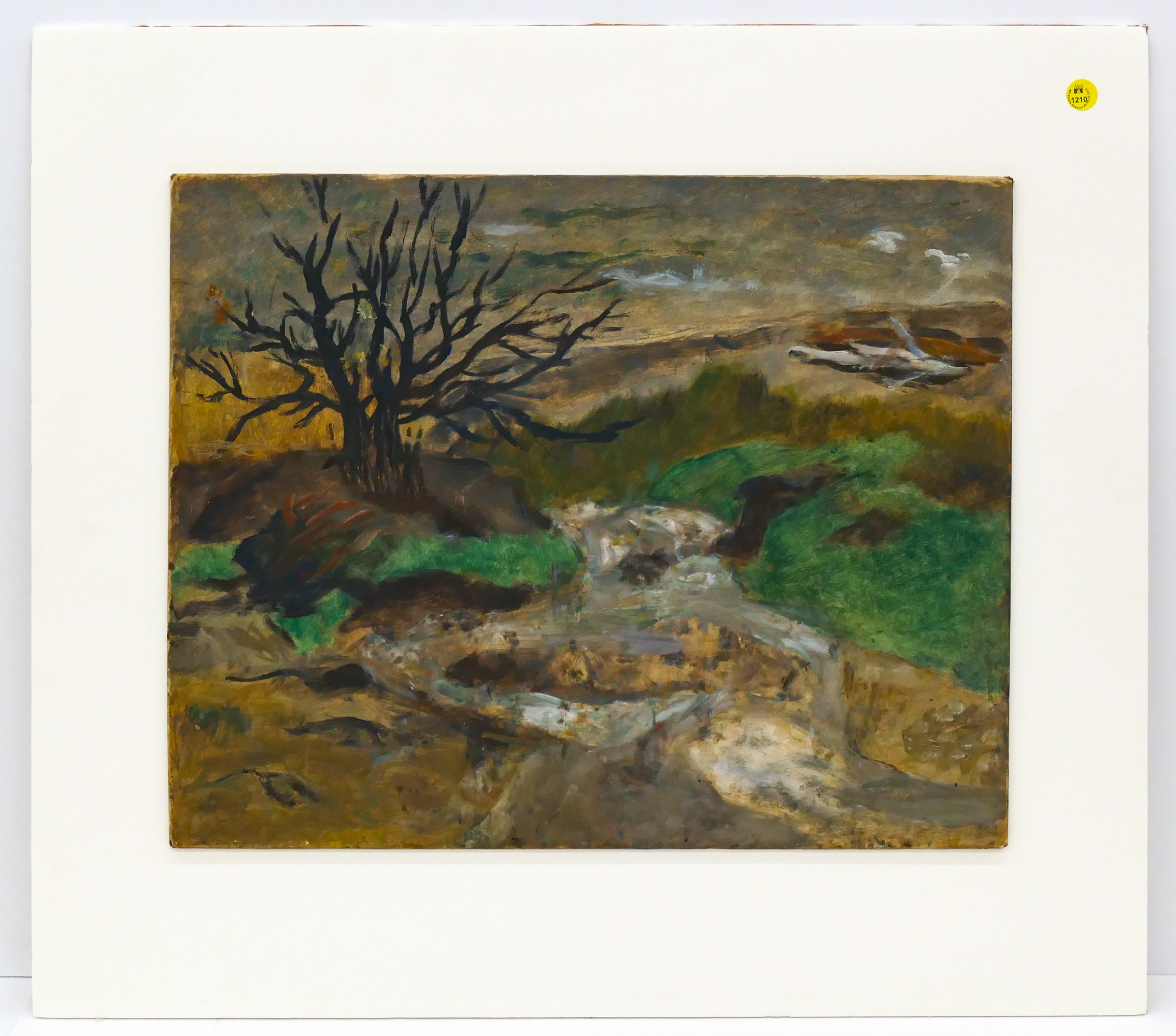 Arthur Runquist | Dark Tree with Green Grass | MutualArt