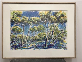 Paysage arboré 1988 - Frans van Veen