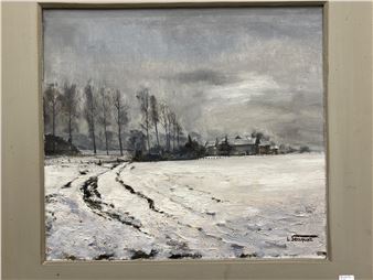 Paysage hivernal - Lucien Staquet