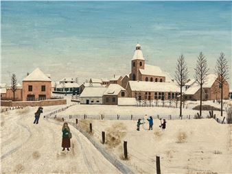 Paysage d'hiver - Monique Verschueren