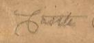 Thomas William Bowler signature on pencil on paper, dated 28.