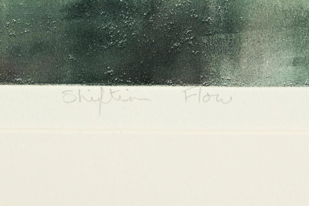 Artwork by Nickie Hayden, Shiftin' Flow, Made of monotype