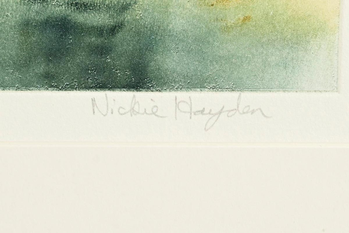 Artwork by Nickie Hayden, Shiftin' Flow, Made of monotype