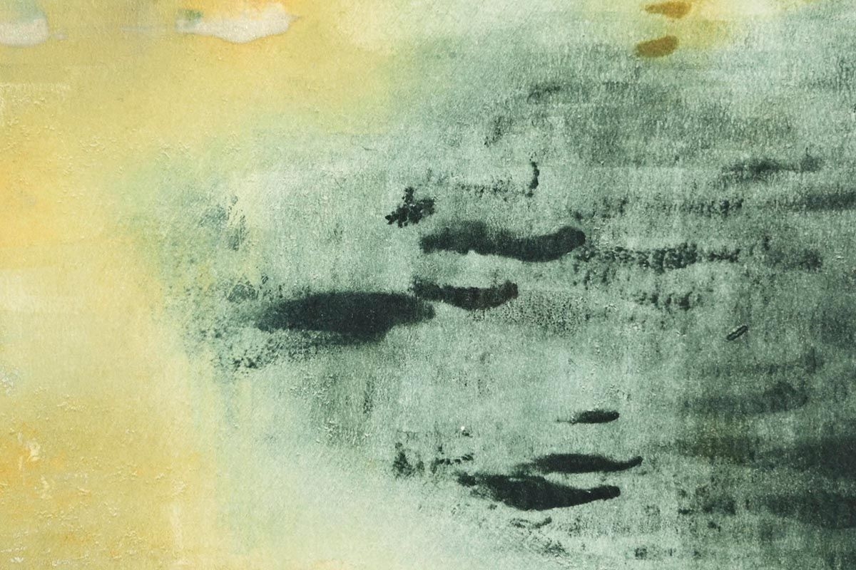 Artwork by Nickie Hayden, Shiftin' Flow, Made of monotype