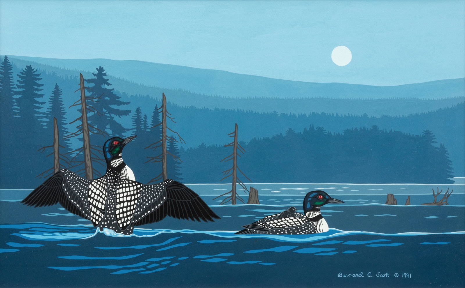 Bernard C. Scott | Moonlight Serenade (1991) | MutualArt