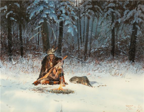 Robert H. Blair | Waitin' for Day Break | MutualArt