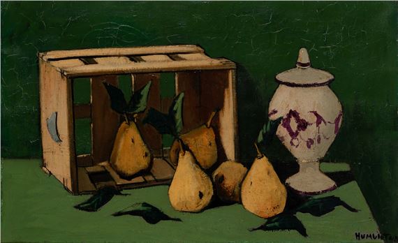 Still Life with Pears by Robert Humblot, 1948
