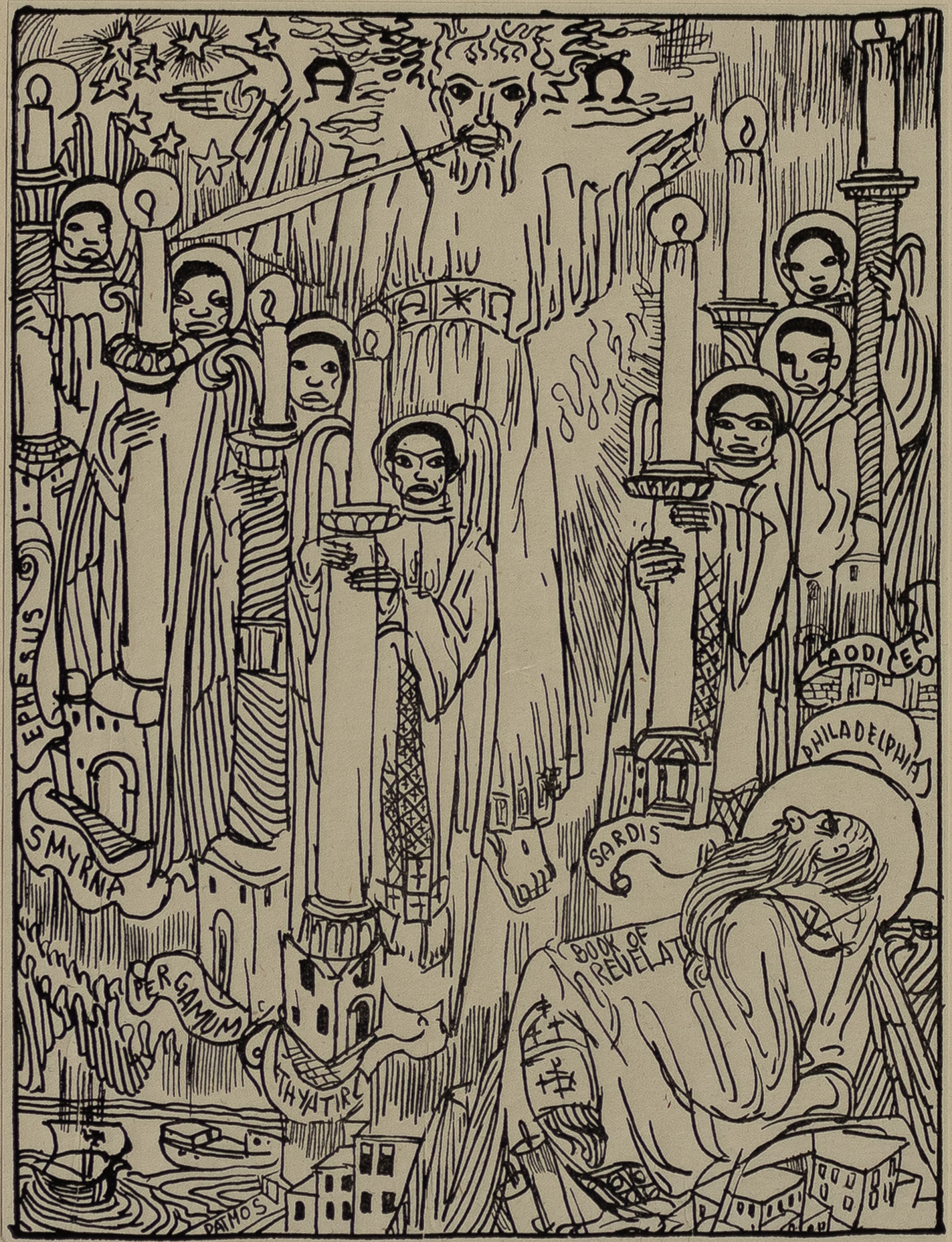 Allan Rohan Crite | From the Revelation of St. John the Divine series ...