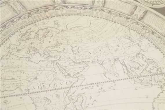 Claude-Auguste Berey | Modern reproduction map of Earth | MutualArt