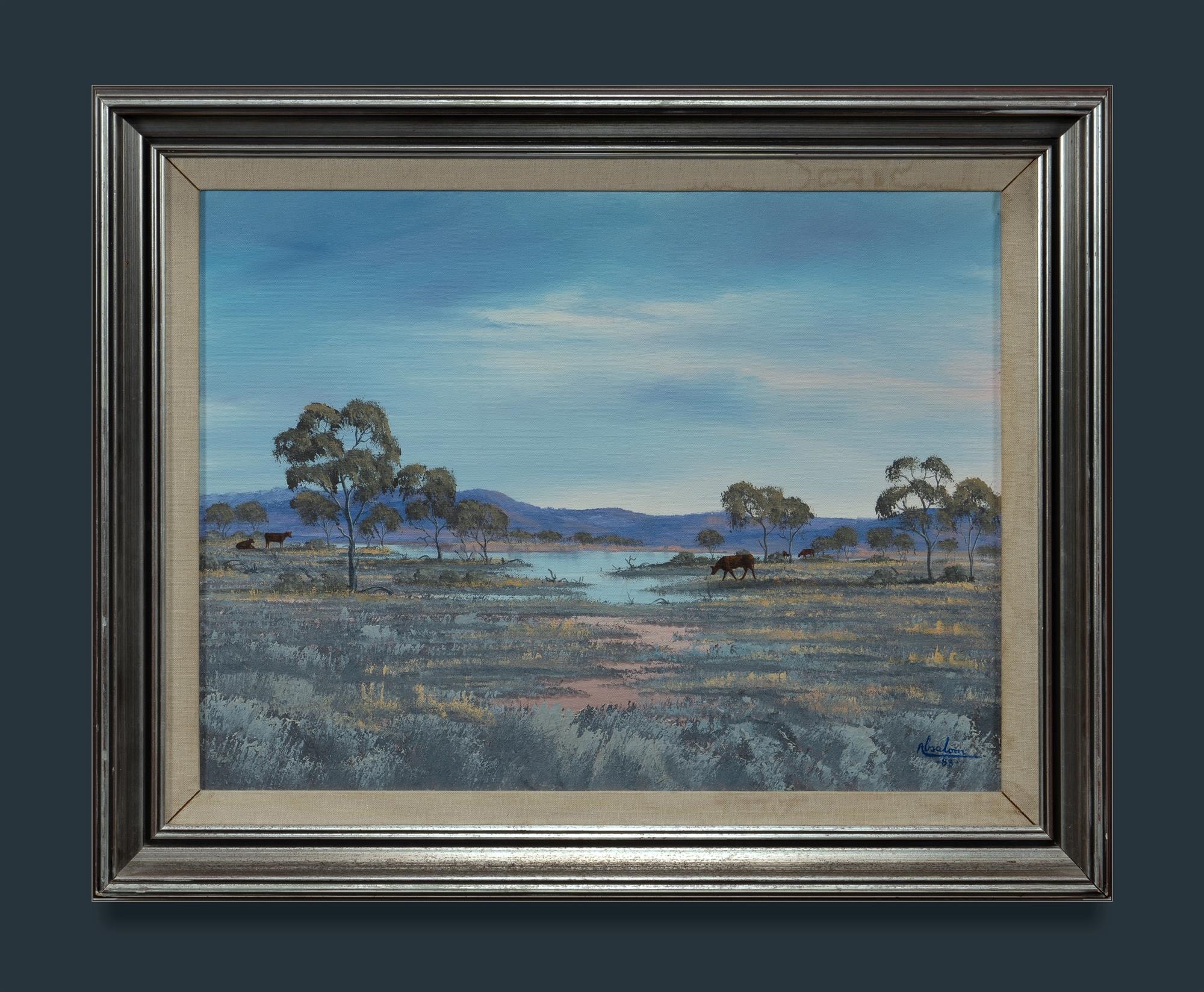 Jack Absalom Cattle Watering (1983) MutualArt