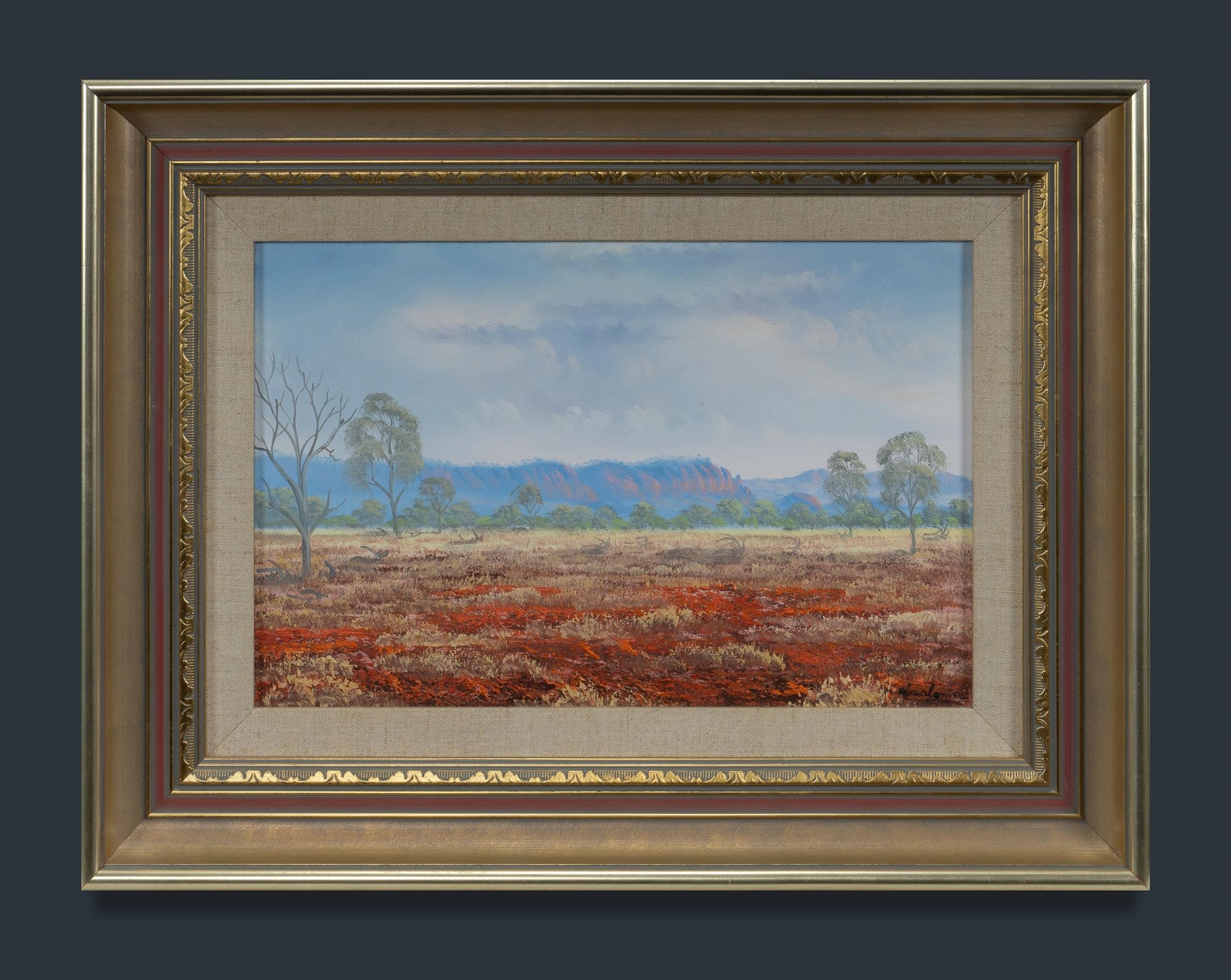 Jack Absalom Landscape with Distant Range (1994) MutualArt