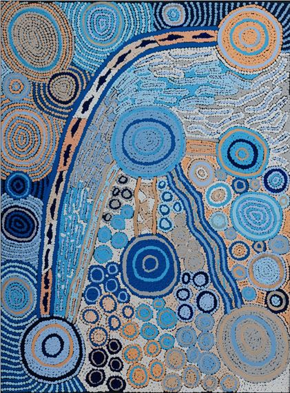 Water Dreaming - Bess Napanangka Poulson