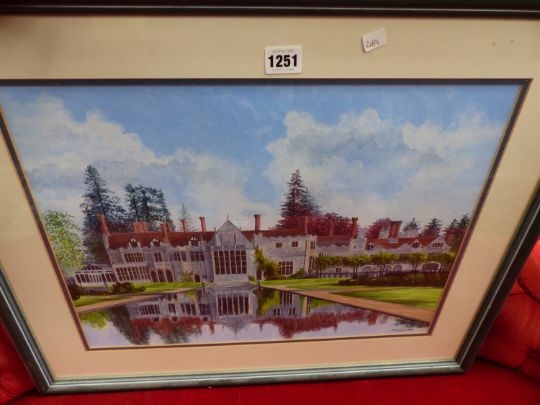 Artwork by Michele Field, RHINE FIELD HOUSE HOTEL, Made of WATERCOLOUR