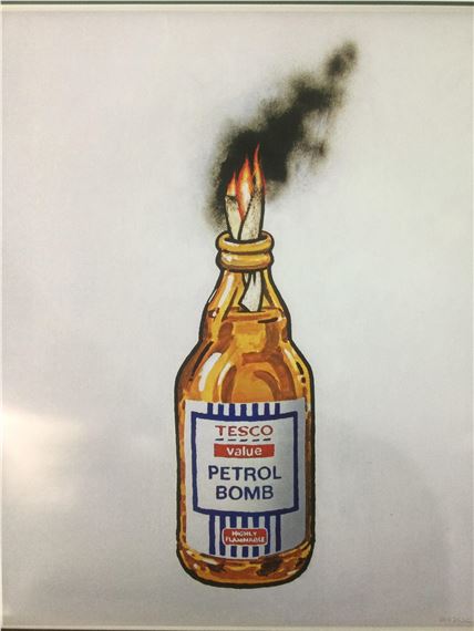 Banksy | TESCO VALUE PETROL BOMB (2011) | MutualArt