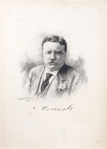 Theodore Roosevelt from The Presidents of the United States by P. Raymond Audibert, circa 1915