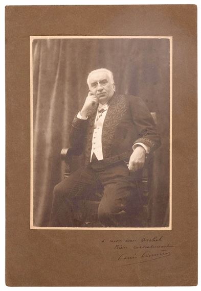 Ritratto fotografico con dedica autografa - Louis Lumière