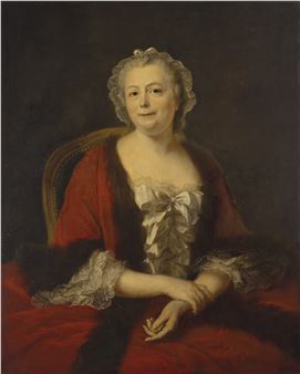 Portrait d'une femme assise - Marianne Loir
