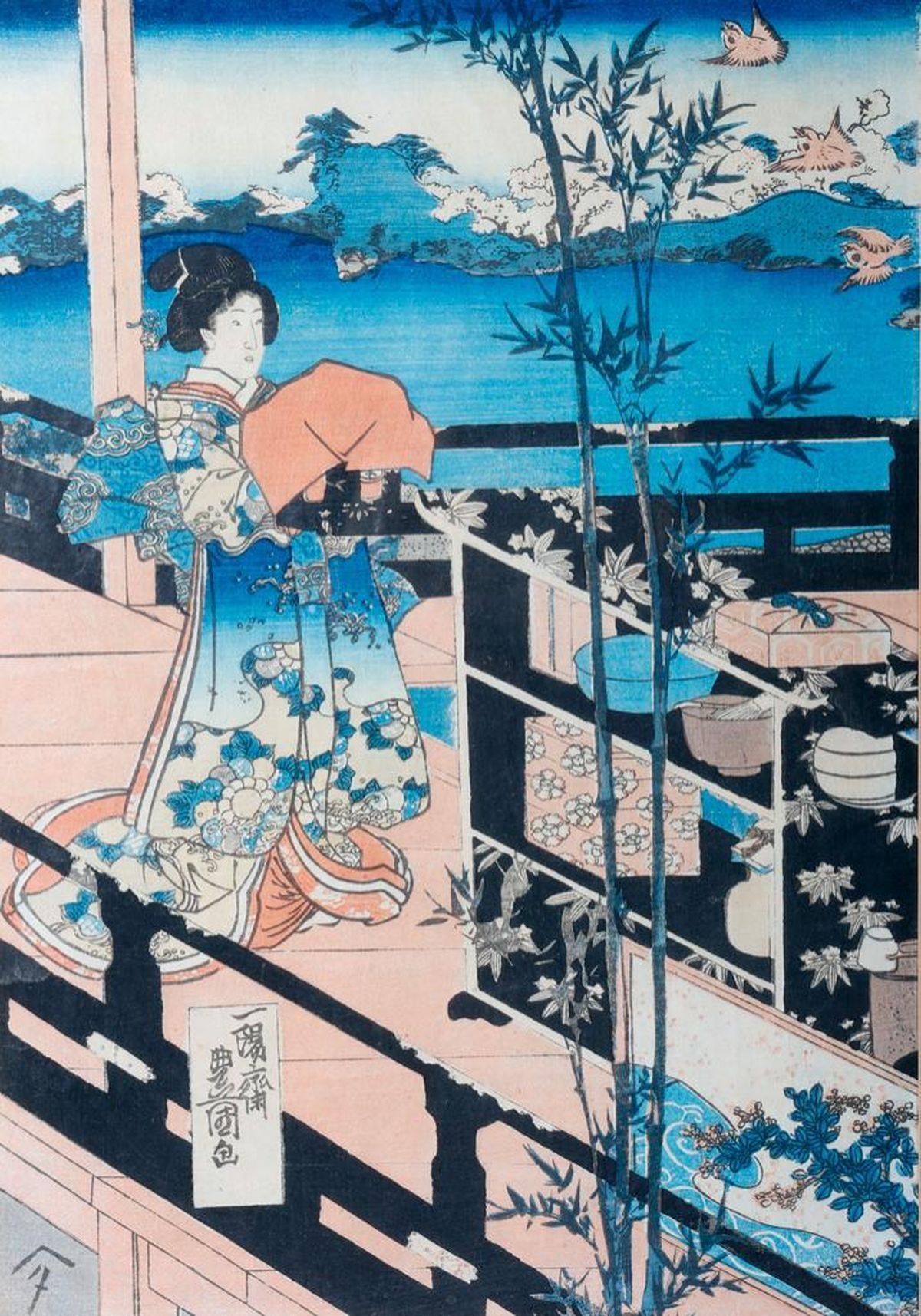 Utagawa Kunisada | Interior with Noblewomen | MutualArt