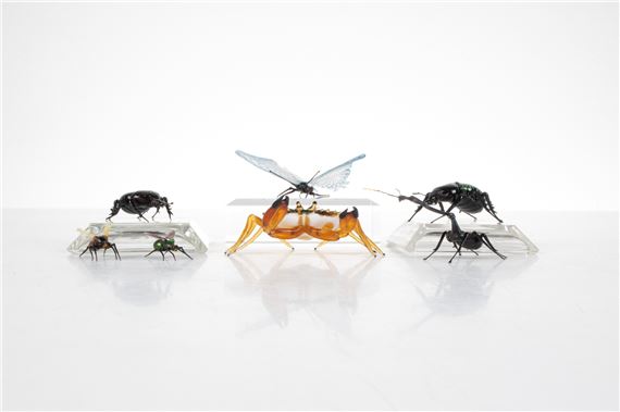 Vittorio Costantini | VENETIAN GLASS INSECTS & CRAB | MutualArt