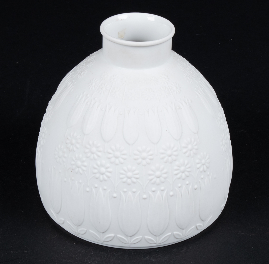 Bjorn Wiinblad MIDCENTURY BISQUEWARE VASE MutualArt