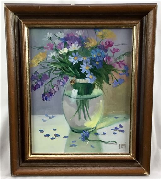 Summer flowers in a vase - Zhanna Pechugina