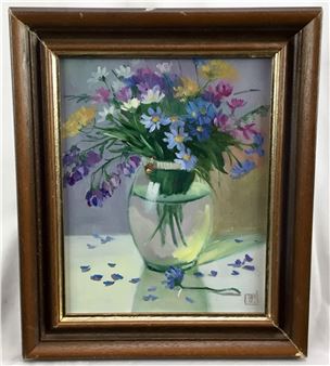 Summer flowers in a vase - Zhanna Pechugina
