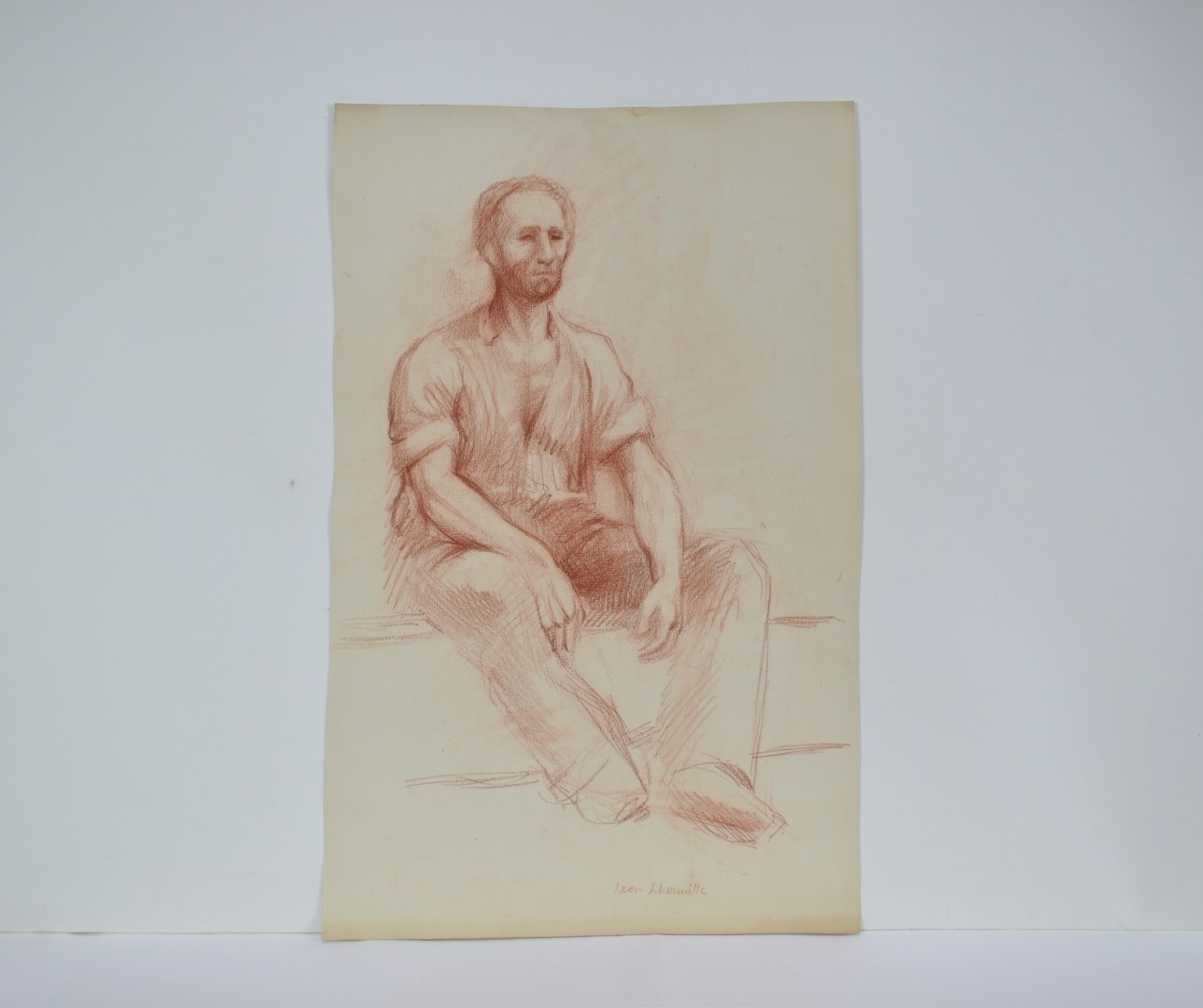 Léon-Augustin L'Hermitte | Study of a labourer | MutualArt