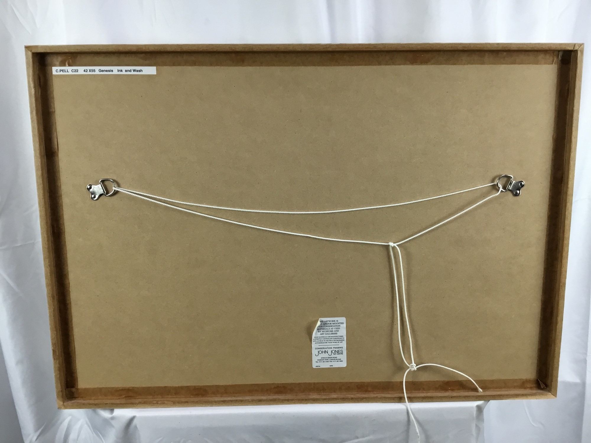 Artwork by Cynthia Pell, Genesis, Made of ink and wash