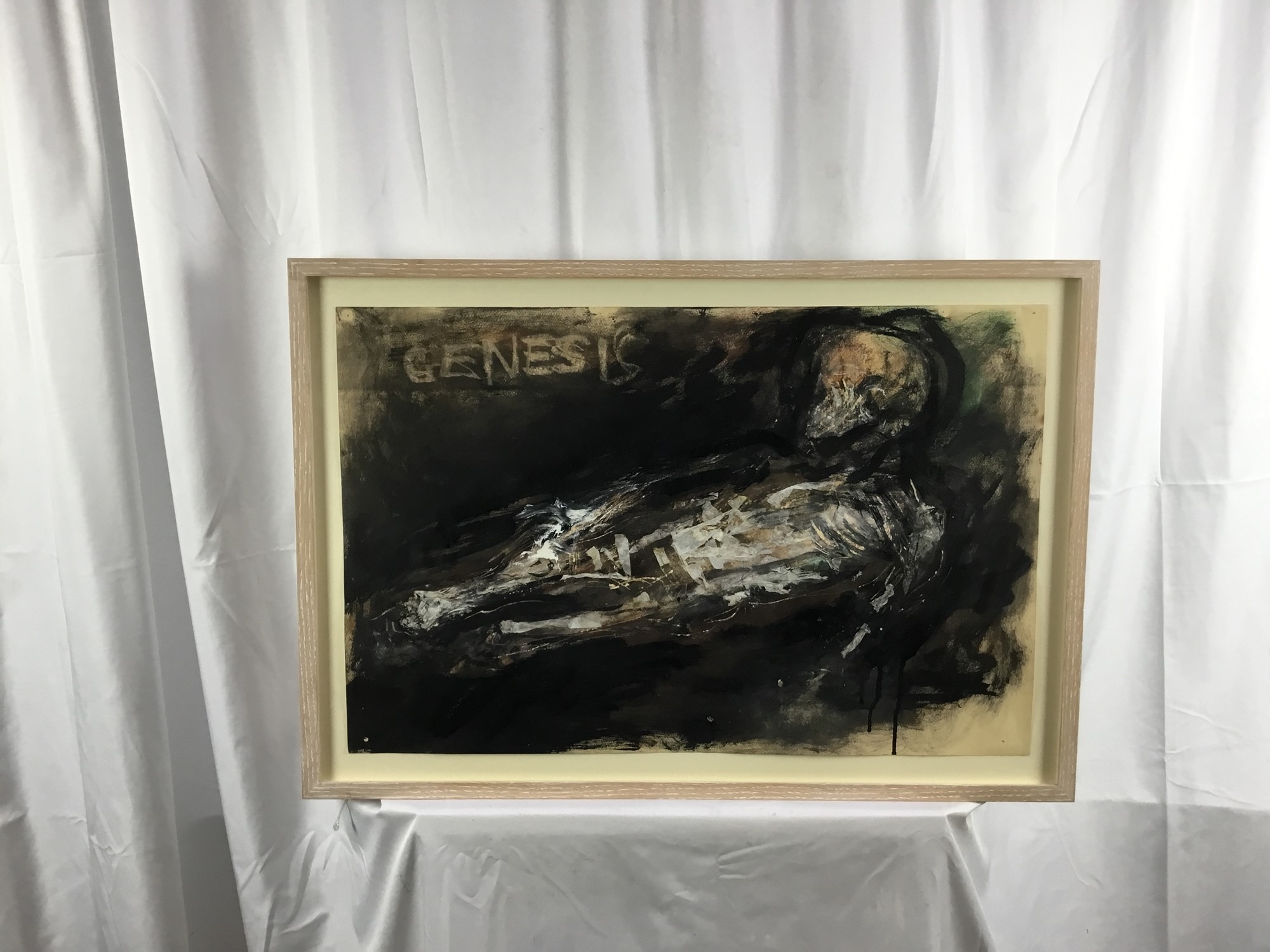 Artwork by Cynthia Pell, Genesis, Made of ink and wash