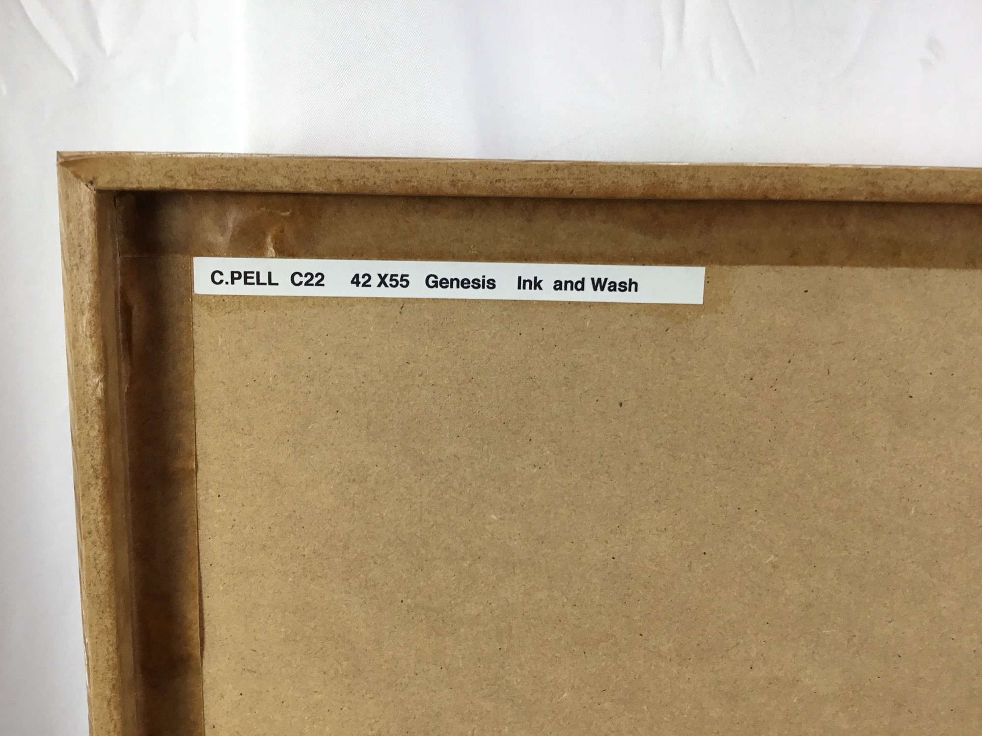 Artwork by Cynthia Pell, Genesis, Made of ink and wash