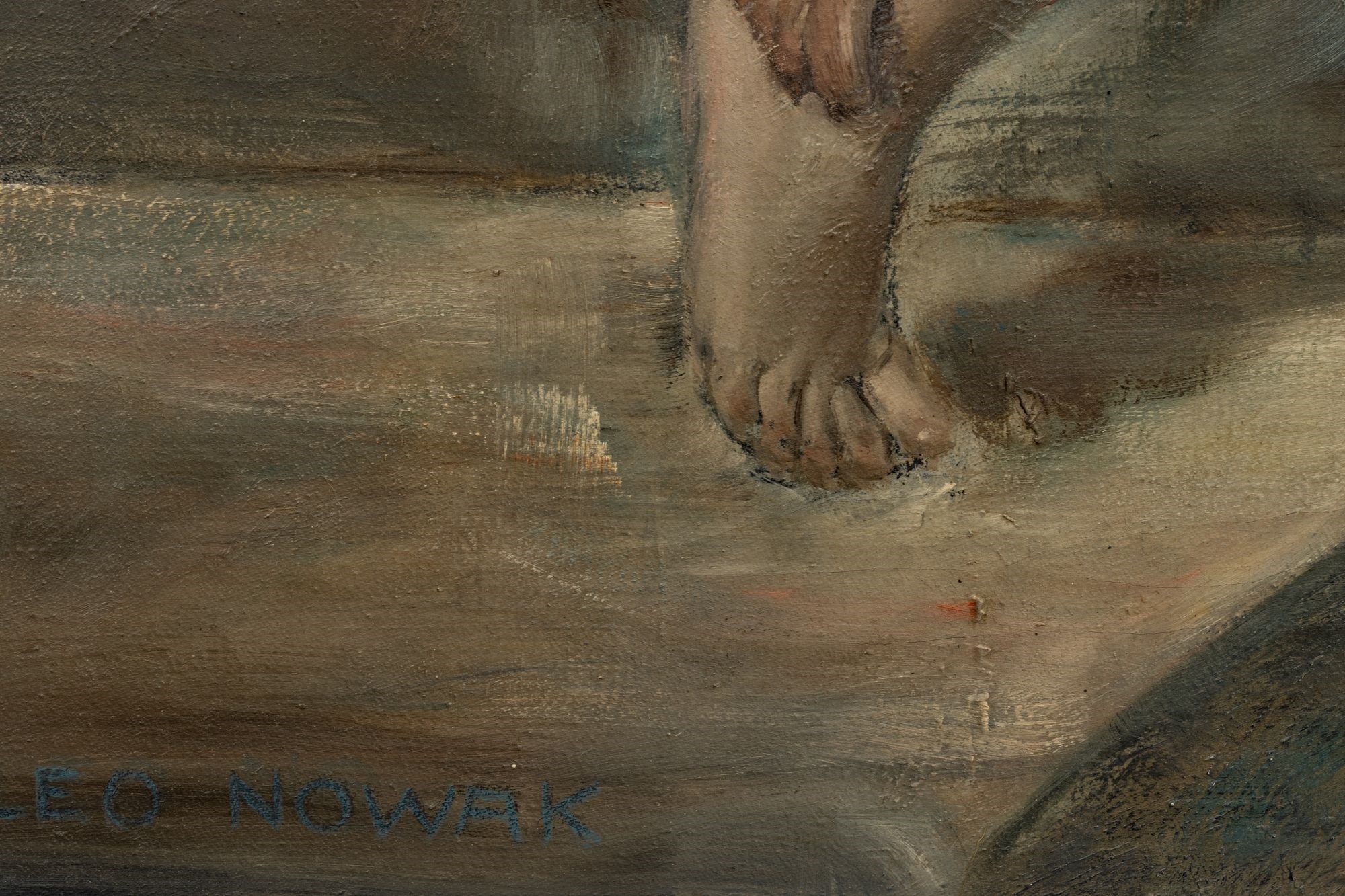 Artwork by Leo Nowak, Feminine Retreat, Made of Oil On Canvas