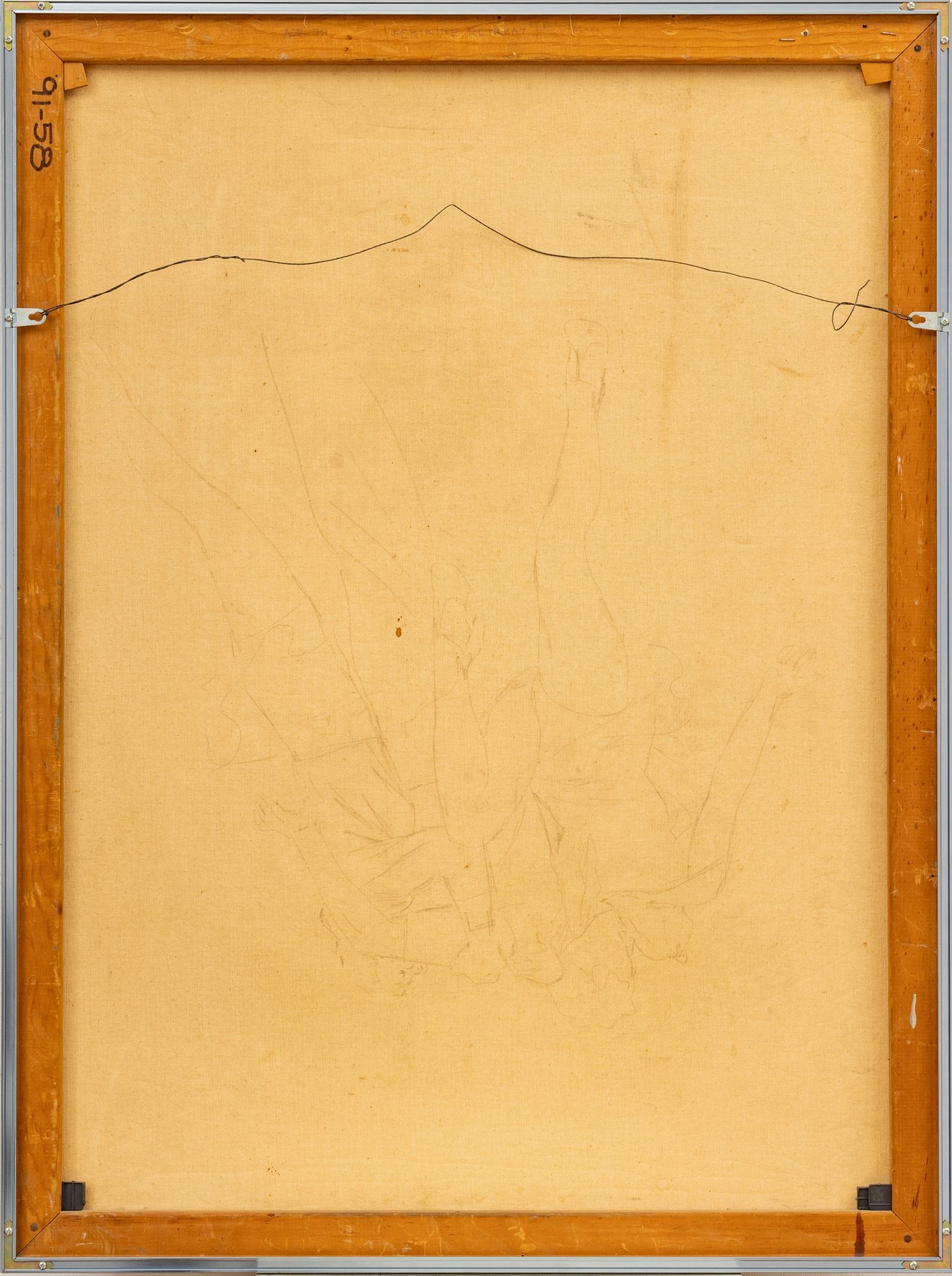 Artwork by Leo Nowak, Feminine Retreat, Made of Oil On Canvas