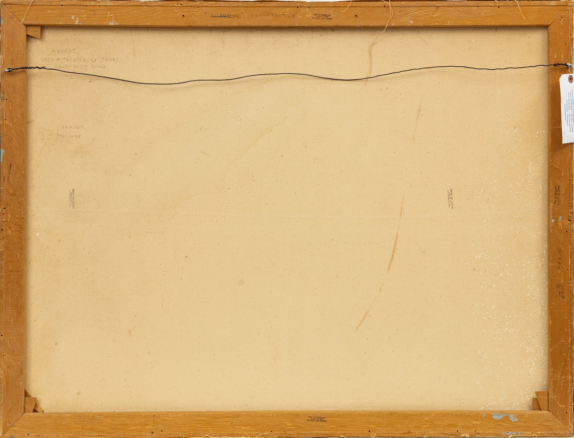 Artwork by Leo Nowak, Conversation, Made of Oil On Canvas