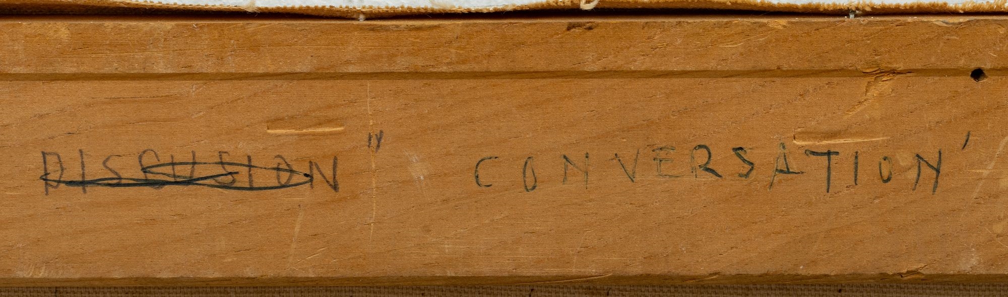 Artwork by Leo Nowak, Conversation, Made of Oil On Canvas