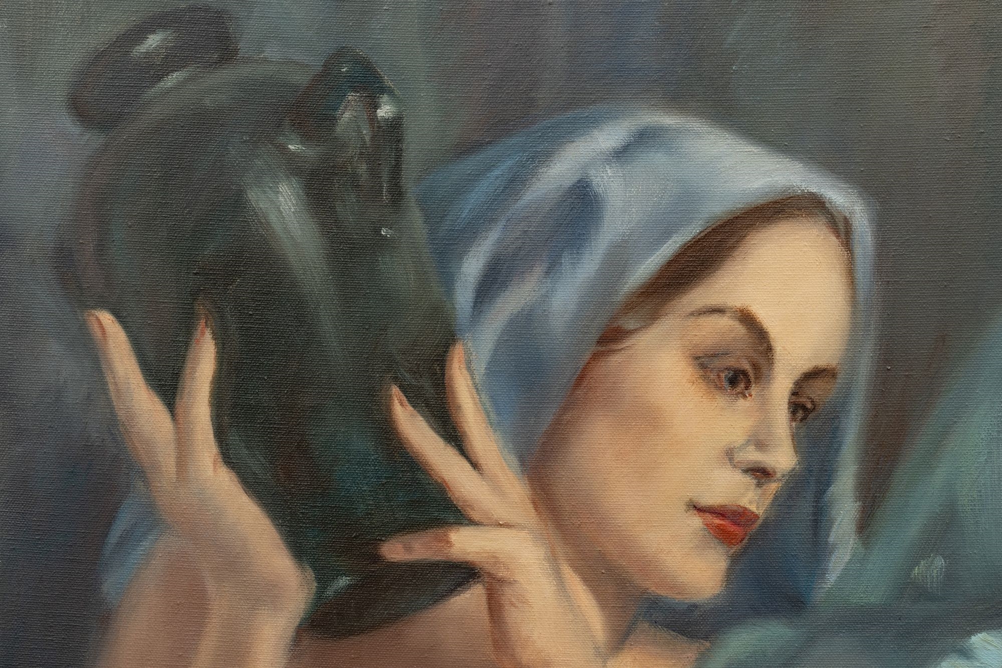 Artwork by Leo Nowak, Conversation, Made of Oil On Canvas