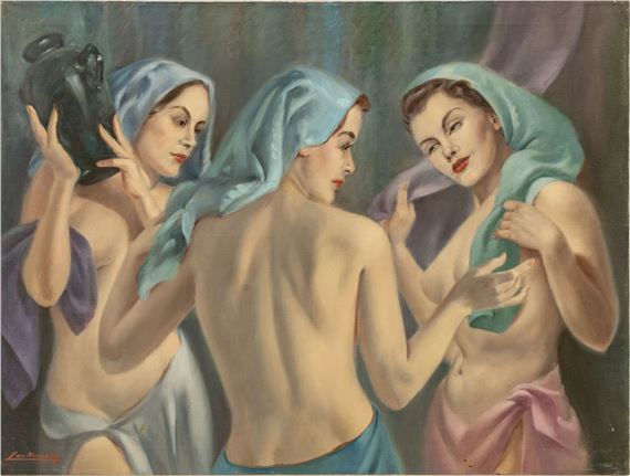 Conversation by Leo Nowak, Ca. 1960