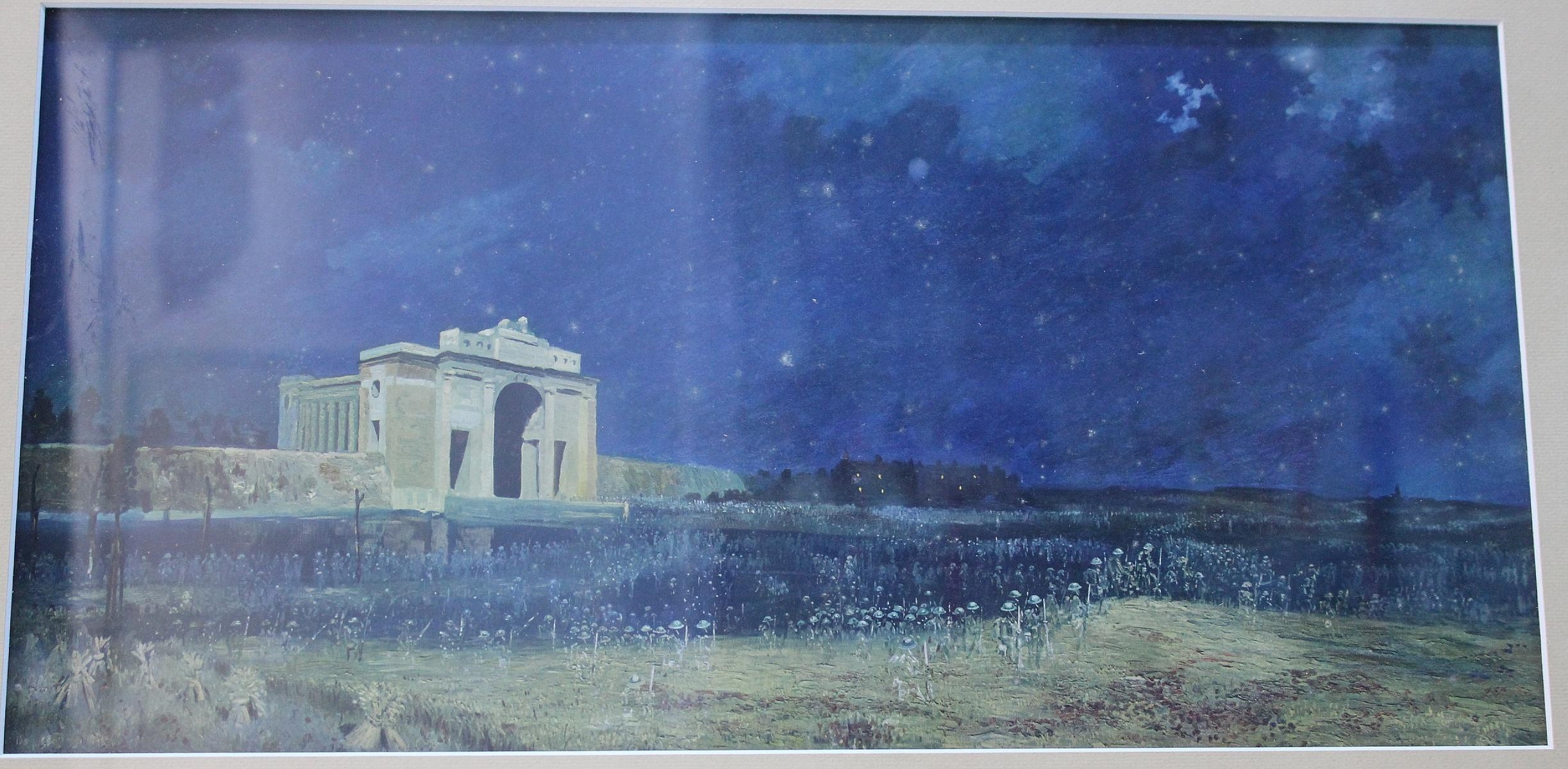 William Francis Longstaff | Menin Gate at Midnight | MutualArt