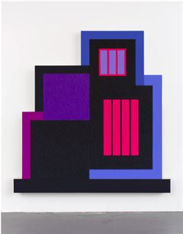 Peter Halley: Black Light - Maruani Mercier, Brussels