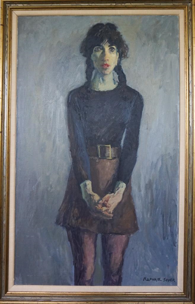 Raphael Soyer Girl Standing MutualArt