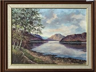 BEN LOMOND FROM DUCK BAY MARINA - Alfred Marsh