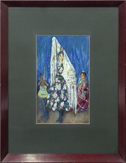 BAILARINA DE FLAMENCO by Sigfrido Burmann