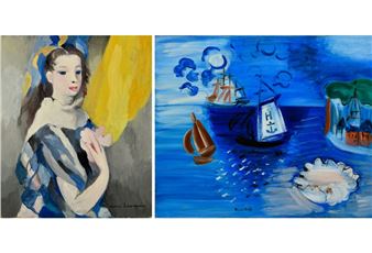 Raoul Dufy & Marie Laurencin - Galerie Taménaga, Tokyo