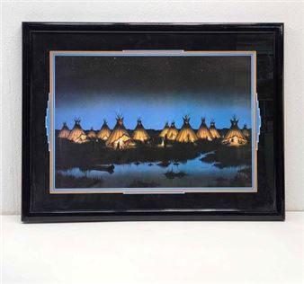 "Night Fires" - Jeanne Rager