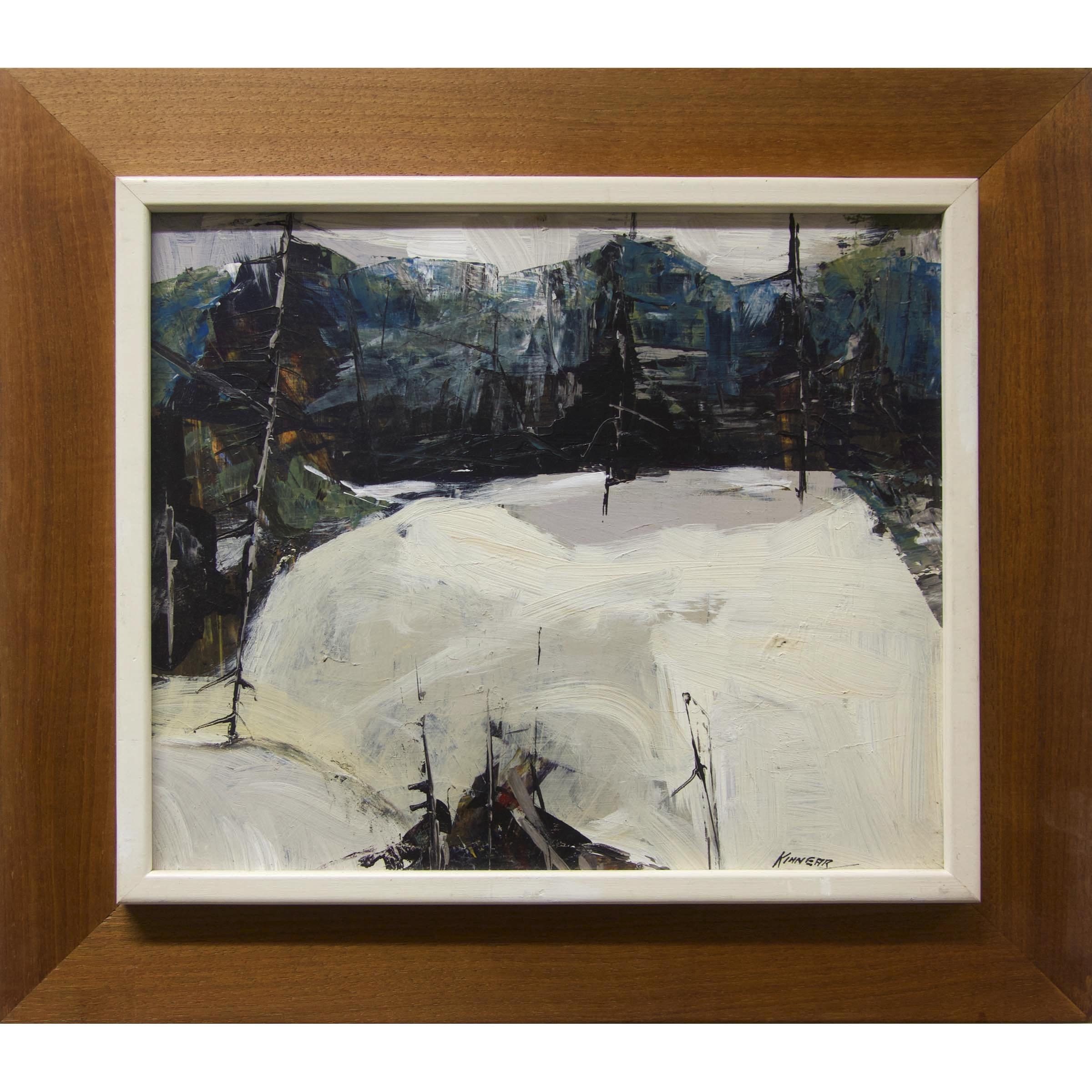 Artwork by John H. Kinnear, ALBERTA, Made of OIL ON MASONITE