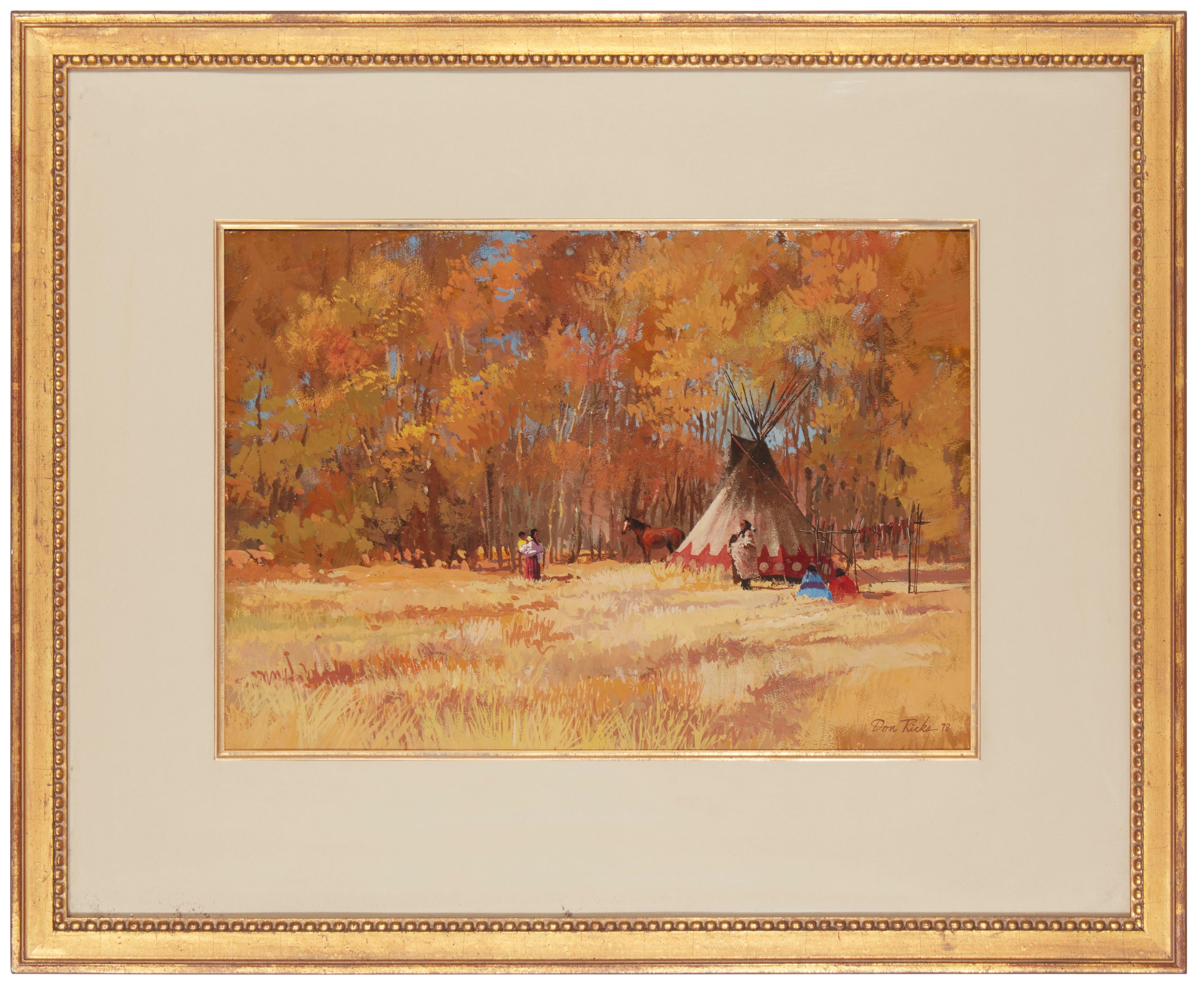 Donald Ricks | Camped in Trees (1978) | MutualArt